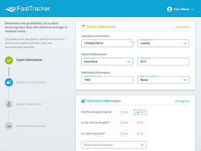 Insurance Form animation form form design graphic design ui design ux design web design