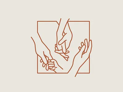 Hands Icon for Emma Bauso Photography adobe illustrator icon icon design illustration illustrator