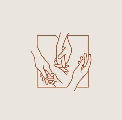 Hands Icon for Emma Bauso Photography adobe illustrator icon icon design illustration illustrator