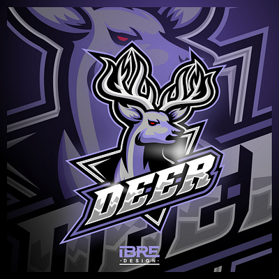 DEER LOGO branding deer design esport esportlogo illustration logo mascot mascot logo mascotlogo vector