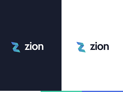 ZION :: Digital Agency blue blue logo branding branding concept branding design design green green logo letter logo logodesign logotype purple purple logo typography ui uidesign webdesign z letter