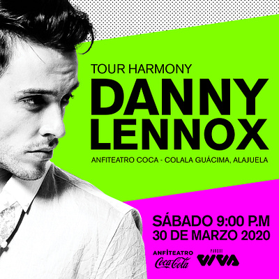 Danny Lennox Instagram Post concert concert flyer design dianalu graphic design graphicdesign instagram instagram post photoshop