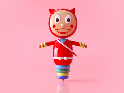 Character design - Nick series 3d 3d artist 3d modeling animation art direction branding character design cinema 4d design illustration motion graphics nick nickelodeon ninja ninja hattori renders