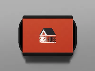 Sushi House Food Container branding design désigner food container house identidad corporativa identidad visual logo logo design logo inspiration packaging saumon sushi