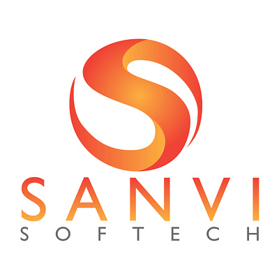 Sanvi Softech branding design icon illustration illustrator logo typography ux vector