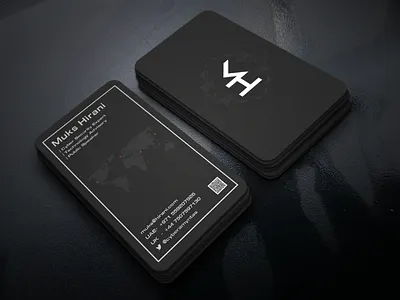 MH Business card business card graphic design professional