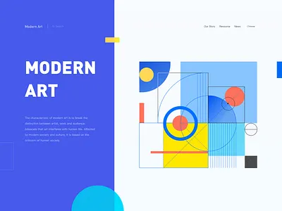 modern art graphic design illustration