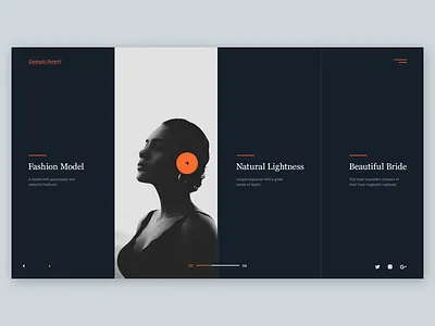 Photographer portfolio | Hero image design folio graphic design hero section landing page layout minimal photographer website photography portfolio portfolio simple site typography ui ux web web design website website concept website design