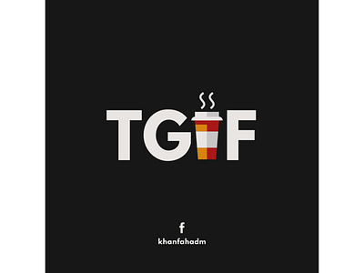 Thank God It's Friday (TGIF) - Minimal Logo design illustration logo logo design minimal minimal logo minimalism minimalist vector