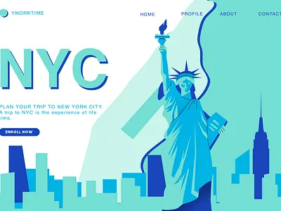 NYC website Design branding digital graphic design illustration new york nyc vector web design webdesign website website design