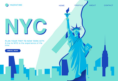 NYC website Design branding digital graphic design illustration new york nyc vector web design webdesign website website design