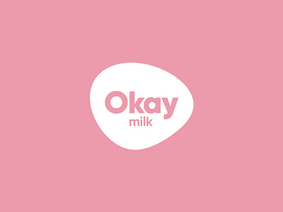 Okay Milk brand identity branding business branding cows creative creativity design studio food graphic design graphic designer logo mark logotype milk products sample typeface typogaphy visual design visual identity wordmark