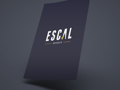 Escal Logo belgium branding brussels design graphic design logo logo design logotype sailboat sailing sailing ship sailor typography