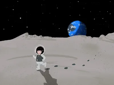 月球漫步Walk on the moon