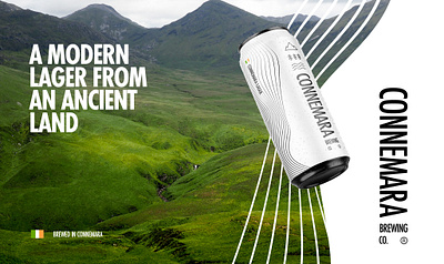 Connemara Brewing Co. beer branding can packaging