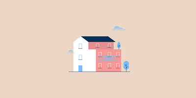 Just a house flat flat design home house house illustration illustration vector