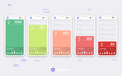 Magnus App app design ui ux