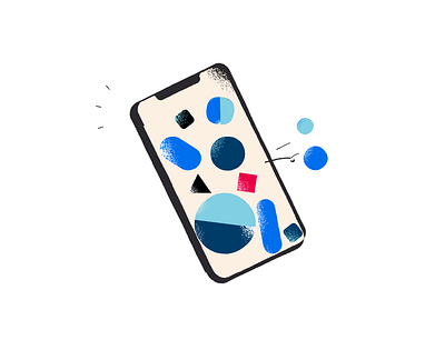 Smartphone illustrator medical app smartphone