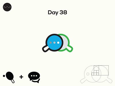 Day 38: Messenger Logo adobe dailylogo dailylogochallange design grid illustration illustrator logo logodesign