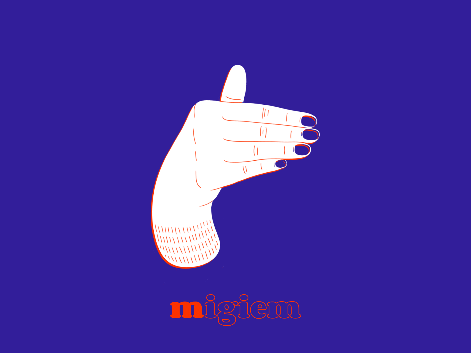 Give me a sign! alphabet blue deaf design fingers gif give me a sign hand hand arrangement illustration illustrator language letters photoshop poland polish sign language red sign sign language ucz się migiem