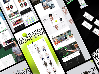 ASTA presentation academy animation branding fashion illustration logo sport sports tennis ui ux