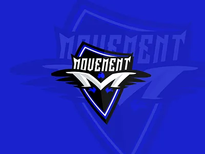Esport Logo Movement branding branding design csgo cybersport design dota 2 esport esports logo gaming illustration logo logotype m logo mascot mascotlogo movement movements team logo vector