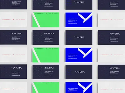 Mavera Rebrand Design - Card acrds branding business card colors concept corporate design designstudio flat graphic graphic design idea identity illustration logodesign production rebrand typography