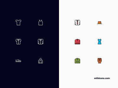 Milk Icons design flat icons graphicdesign icon icon design icon pack icons illustrator interface icons milk icons ui uidesign uidesigner uiux ux webdesign webicons