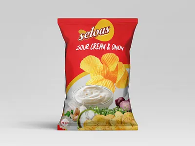 Potato Chips Packaging chips creative modern packaging design product