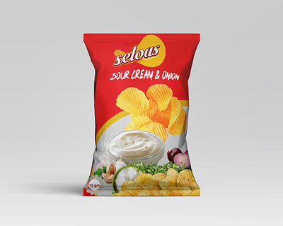 Potato Chips Packaging chips creative modern packaging design product