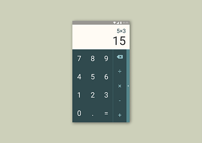 Calculator UI daily ui 004 dailyui mobile app mobile ui ui