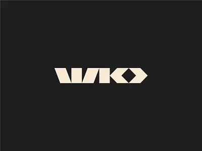 WKD branding design identity lettering logo type typography vector