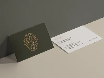 Commonwealth Classics Business Cards branding business card collateral design identity logo mockup print type vector
