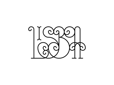 Lisboa Lettering WIP Version 77 black and white lettering lineart lisboa lisbon minimal portugal type typography