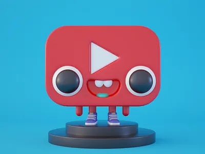 YouTube Pet 3d 3d art adobe photoshop animation character character design cinema4d design illustration