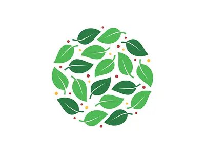 exploring ideas branding flora floral illustration leaves logo vegetables vegetarian