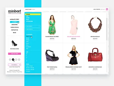 Online shopping design details page ecommerce homepage inner page landing page listing online store ui webpage website