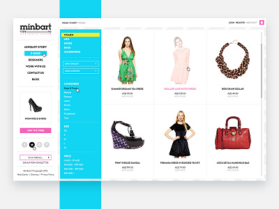 Online shopping design details page ecommerce homepage inner page landing page listing online store ui webpage website