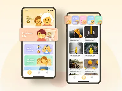 Test master app design illustration ui
