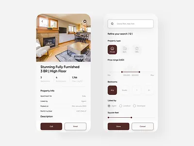 Real Estate Property Finder App agent app android app app concept app ui app ui design appui buy home design landlord property finder property finder app real estate real estate agent real estate app rental home sell home ui uidesign uidesigner uiux
