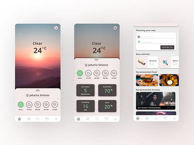 My Weather app figma mobile ui weather app