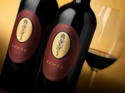 Kamea winery by the labelmaker brand design brand naming brand strategy inspiring wine label jordan jelev package design premium wine label strategic branding the labelmaker wine branding wine label wine label designer wine packaging