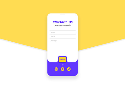 Contact Us dailyui