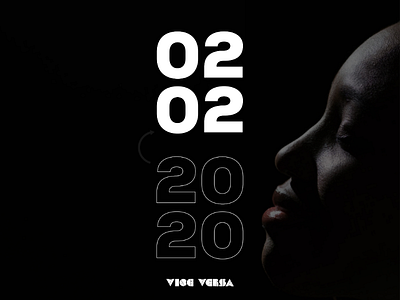 Palindrome design typography