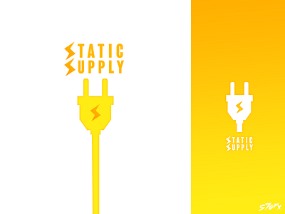Static Supply branding design flat icon illustrator lettering logo logo design typography vector