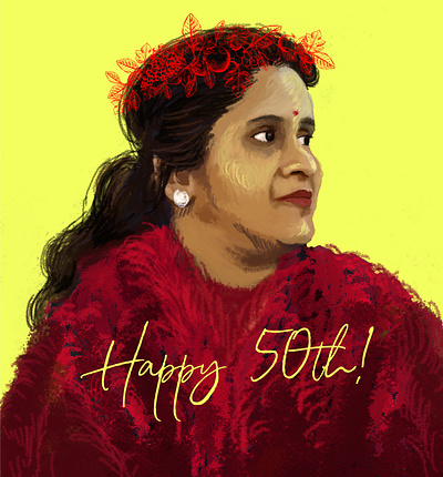 Amma illustration mom