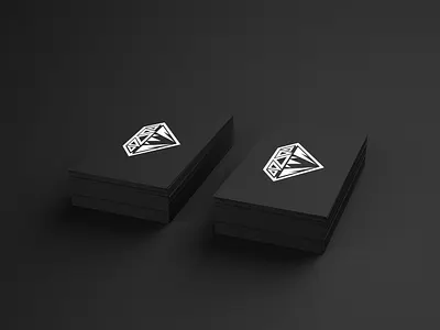 Black Diamond Business Cards branding business card design logo logo design logo designer mockup mockups