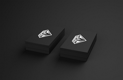 Black Diamond Business Cards branding business card design logo logo design logo designer mockup mockups