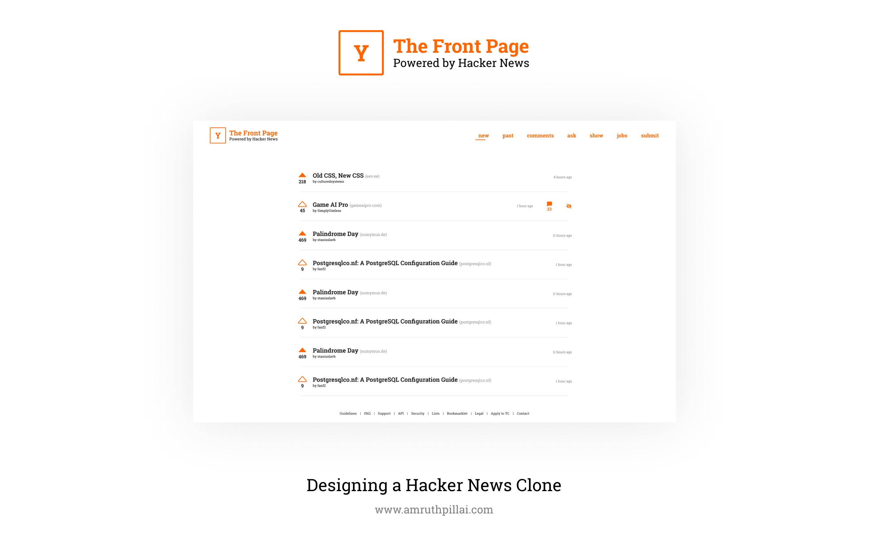 Hacker News Redesign