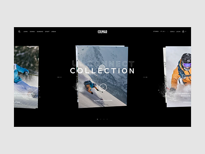 Colmar - Pitch Redesign 2019 animation art direction colmar design ecommerce fashion interaction interactiondesign layout online store slider slider design ui ui animation website